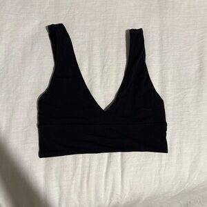 lululemon athletica Black V-Neck Sports Bra